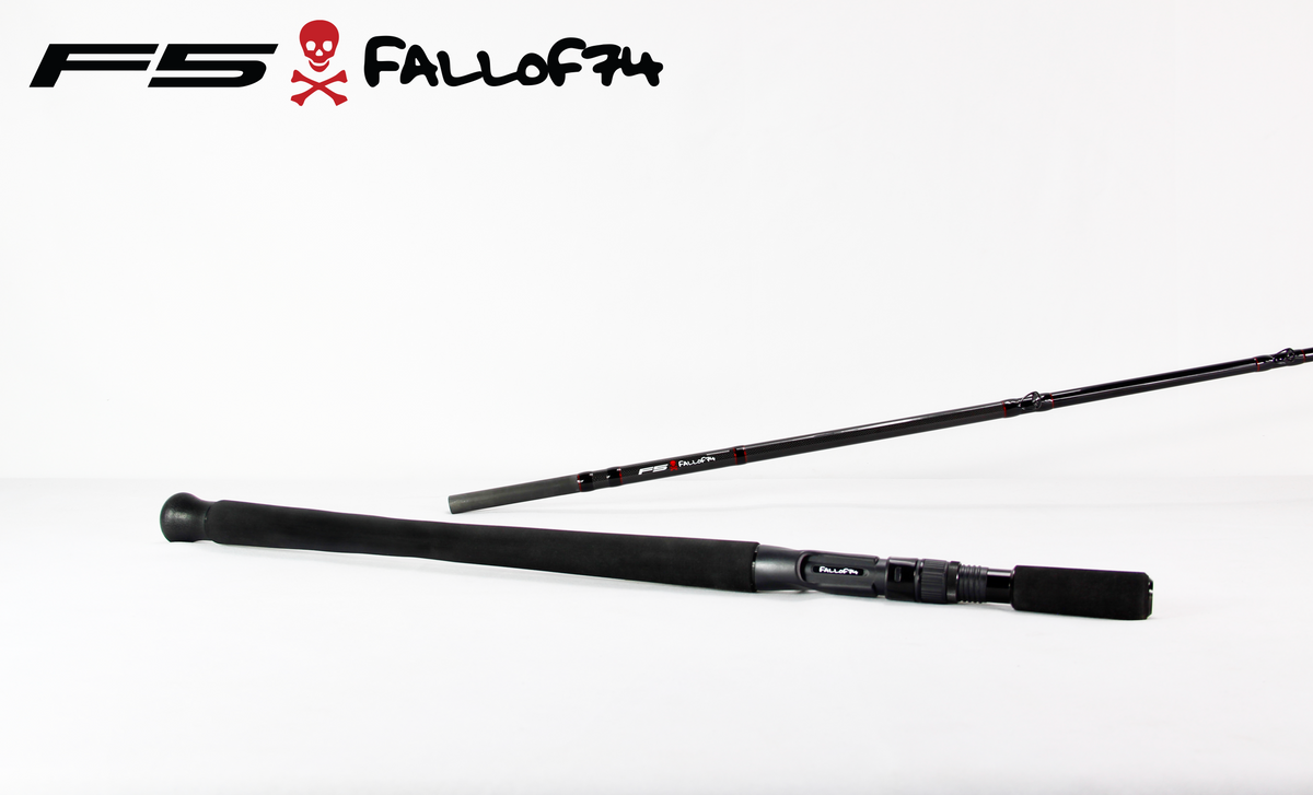 Jared Kiernan  Have a new batch of @f5_rods & @fallof74 rods in stock. I  fished a lot of swimbait rods in my life and this one is by far the best